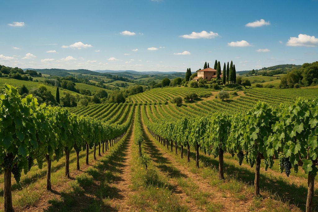 Picture-of-an-italian-vineyard-in-tuscany